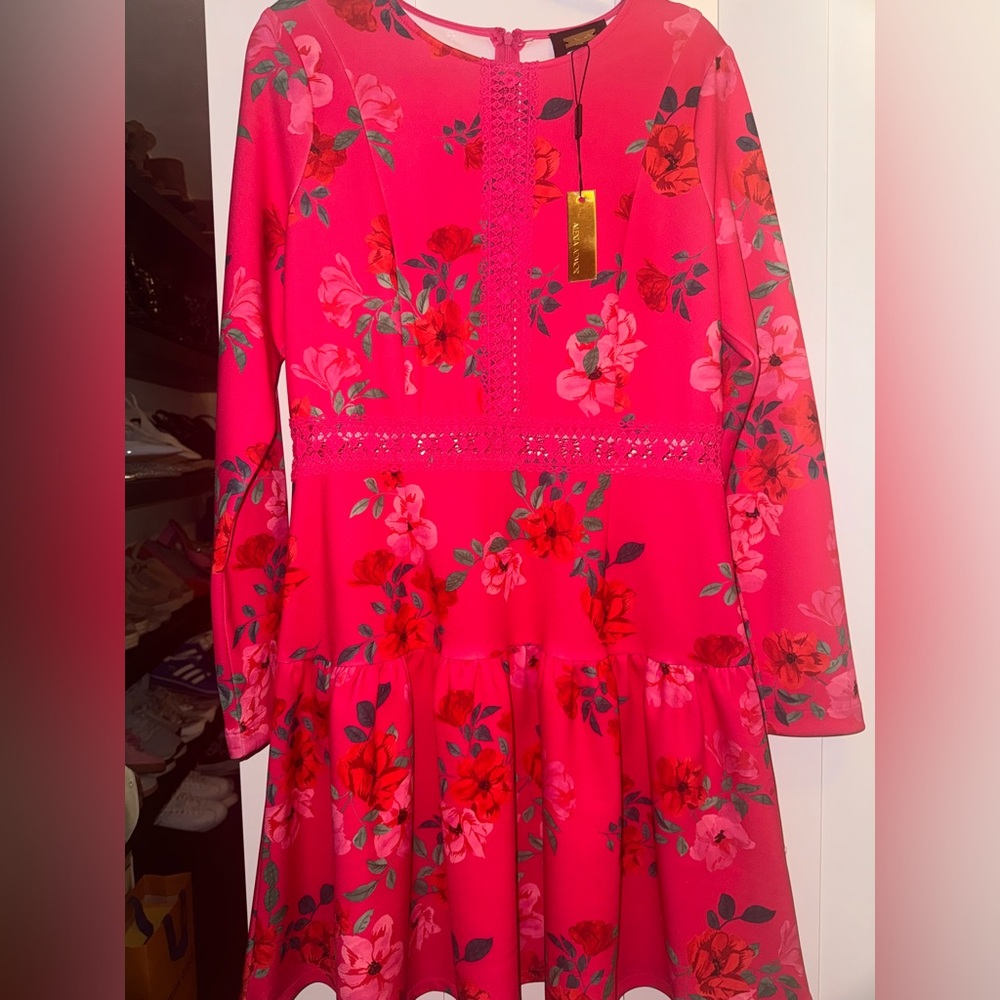 Floral Pink Women’s Dress